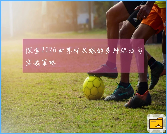 探索2026世界杯买球的多种玩法与实战策略